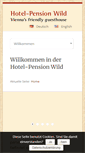 Mobile Screenshot of pension-wild.com