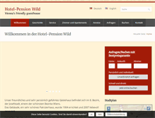 Tablet Screenshot of pension-wild.com
